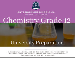 Chemistry, Grade 12, University Preparation