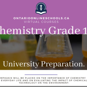 Chemistry, Grade 12, University Preparation