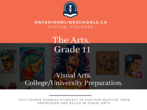 Grade 11, The Arts. Visual Arts. University/College Preparation, AVI3M
