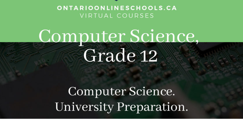 Grade 12, Computer Science. University Preparation, ICS4U