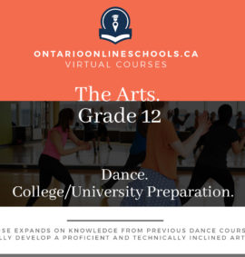 Grade 12, The Arts. Dance. University/College Preparation, ATC4M