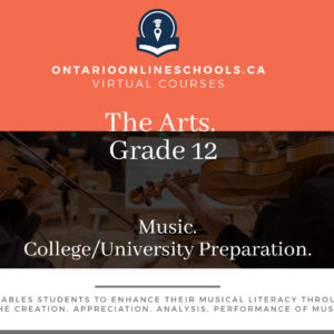 Grade 12, The Arts. Music. University/College Preparation, AMU4M