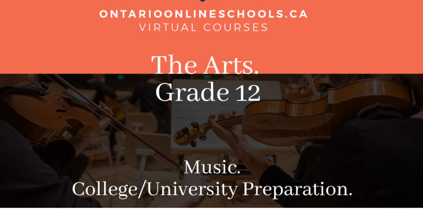Grade 12, The Arts. Music. University/College Preparation, AMU4M
