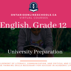 Grade 12, English, University Preparation, ENG4U