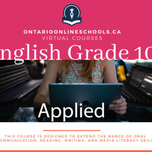 Grade 10, English. Applied, ENG2P